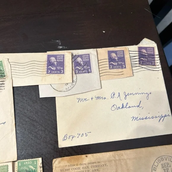 Vintage Stamped Envelopes Collection lot of 106 postmarked 1902-1960 - Picture 6 of 15